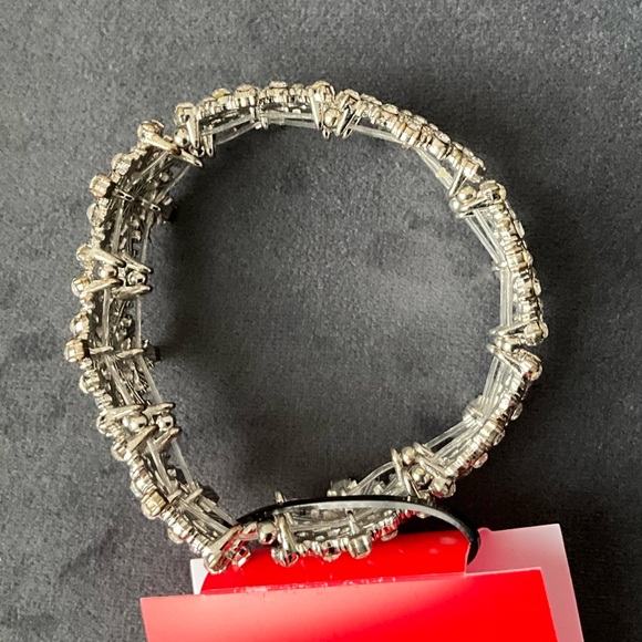 NWT Holiday Lane Snowflake Star Crystal Bracelet - Picture 5 of 5